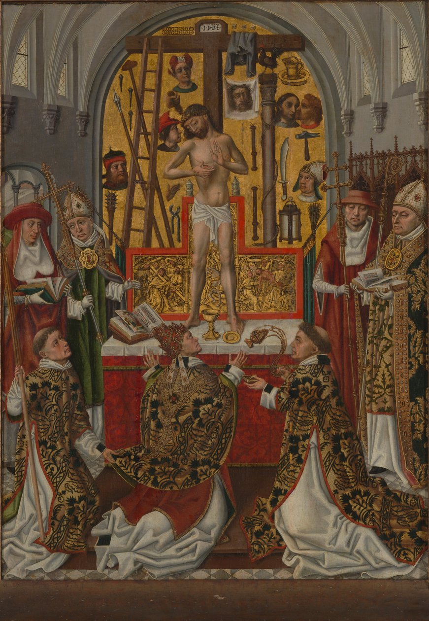 La Messa di San Gregorio Magno da Unbekannt