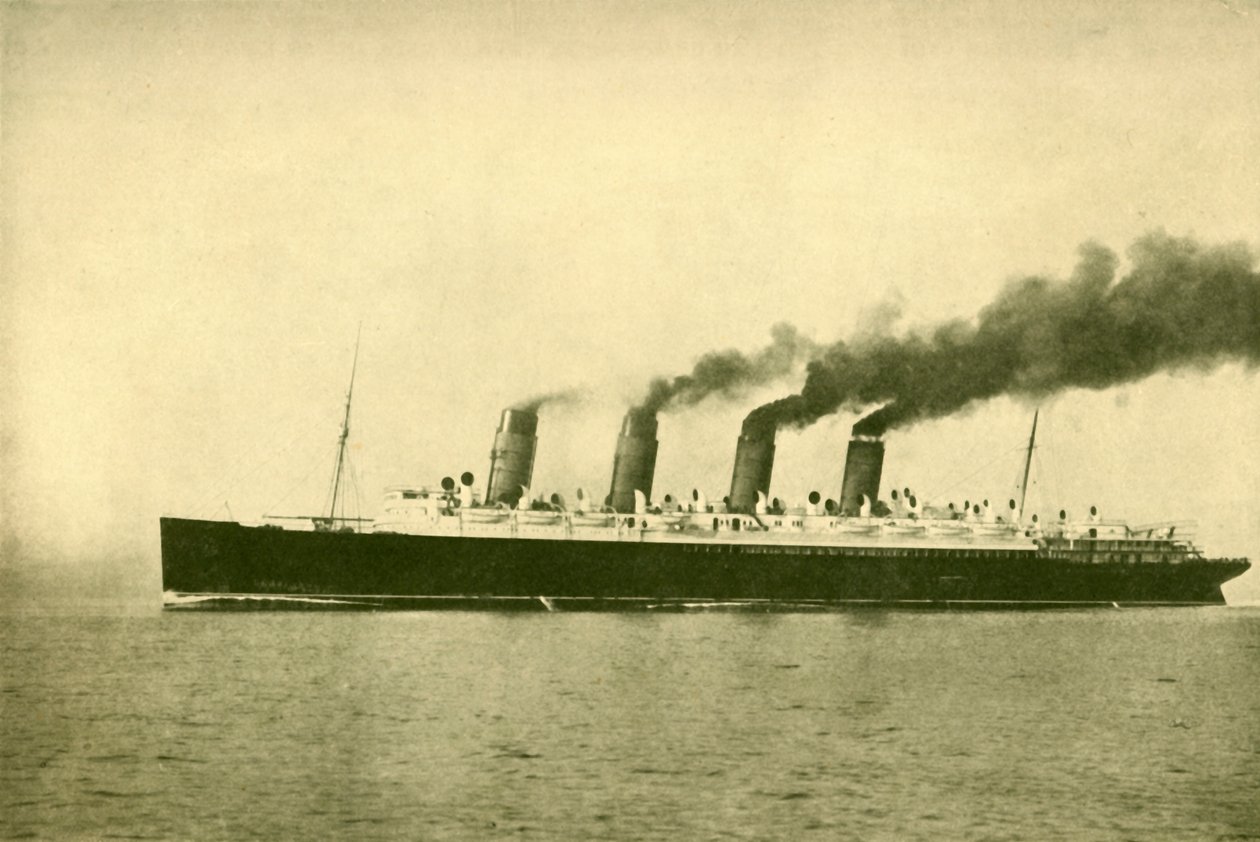 La Mauretania Cunard Line, 30.696 tonnellate da Unbekannt