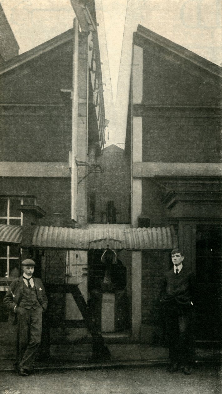 Il Meridiano di Greenwich, da cui sono fatte tutte le misurazioni del tempo, 1901 da Unbekannt
