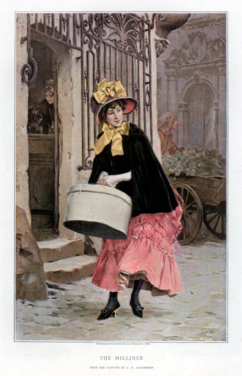 La modista, 1890 da Unbekannt