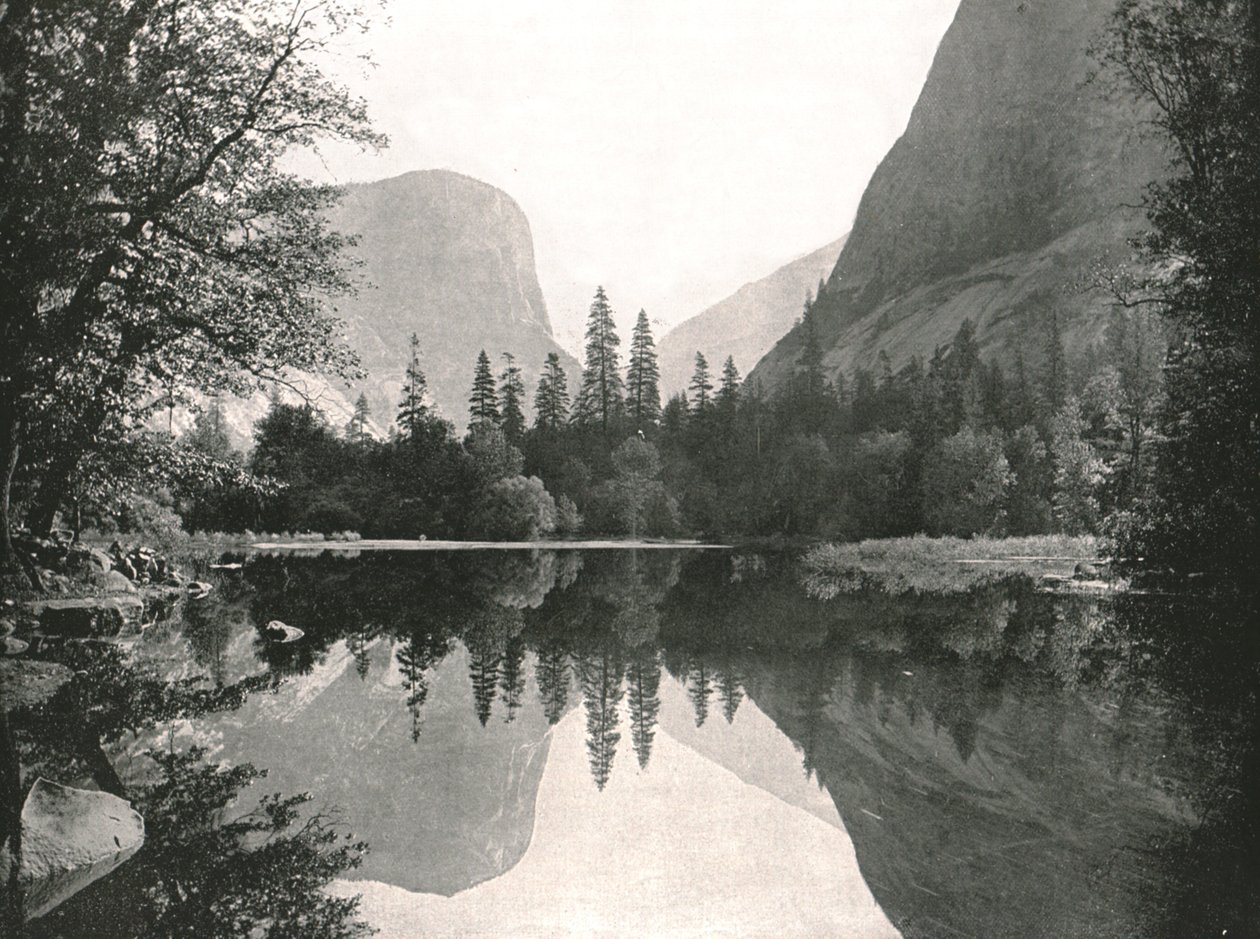 Mirror Lake, Yosemite Valley, USA, 1895 da Unbekannt