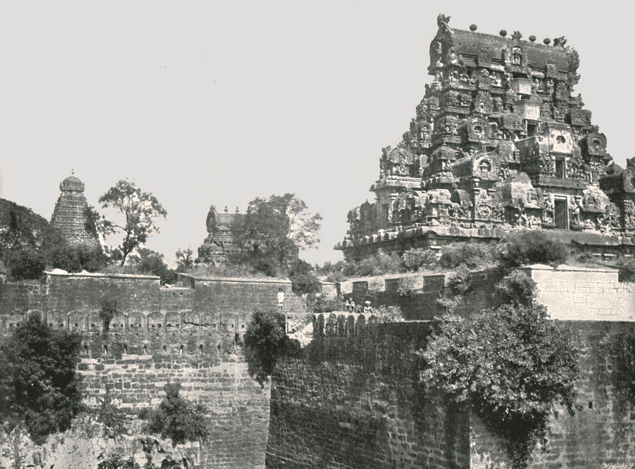 Il Fossato e il Forte, Tanjore, India da Unbekannt