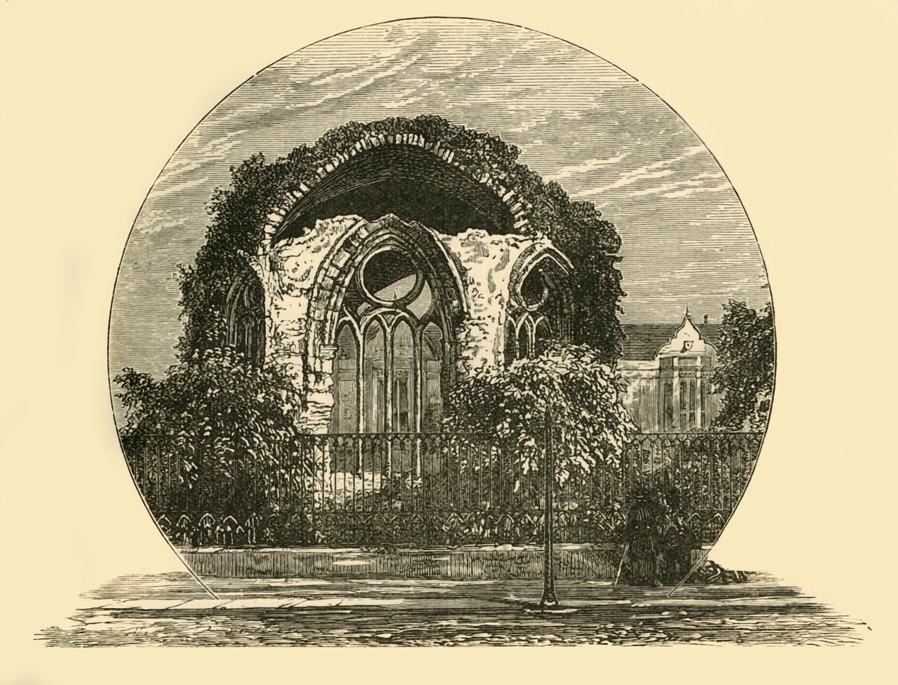 Il monastero e il Collegio di Madras, 1898 da Unbekannt