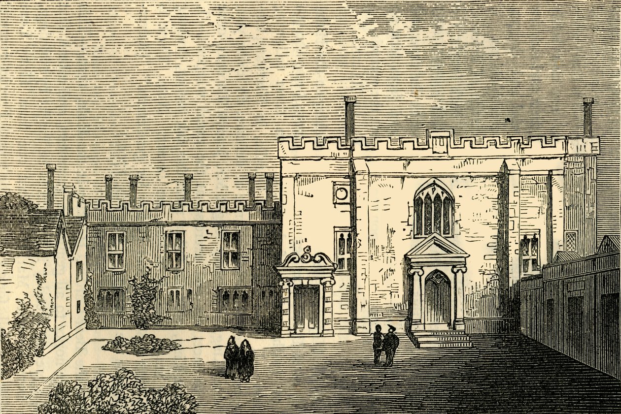 Il Monastero di San Giovanni di Gerusalemme, Clerkenwell - La Cappella dal Sud da Unbekannt