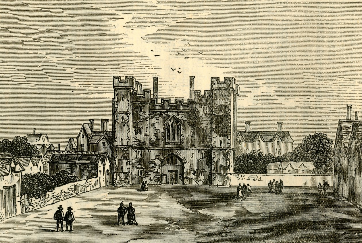Il Monastero di San Giovanni di Gerusalemme, Clerkenwell - Il cancello da ovest da Unbekannt