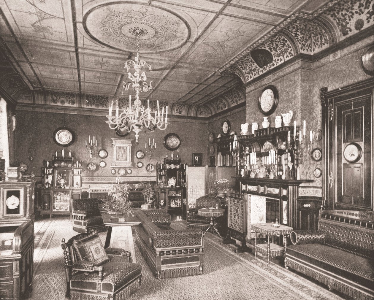La Sala del Mattino, Clarence House, Londra, 1894 da Unbekannt