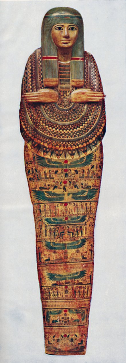Il sarcofago di una sacerdotessa di Ammon-Ra risalente al 1600 a.C. da Unbekannt