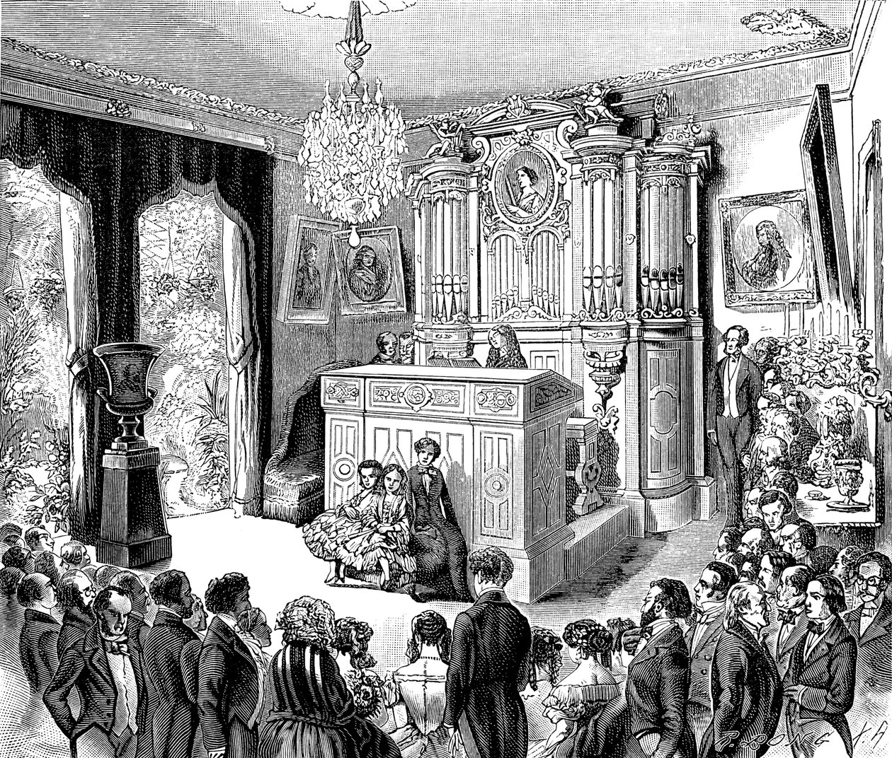 La serata musicale da Pauline Viardot-Garcia da Unbekannt