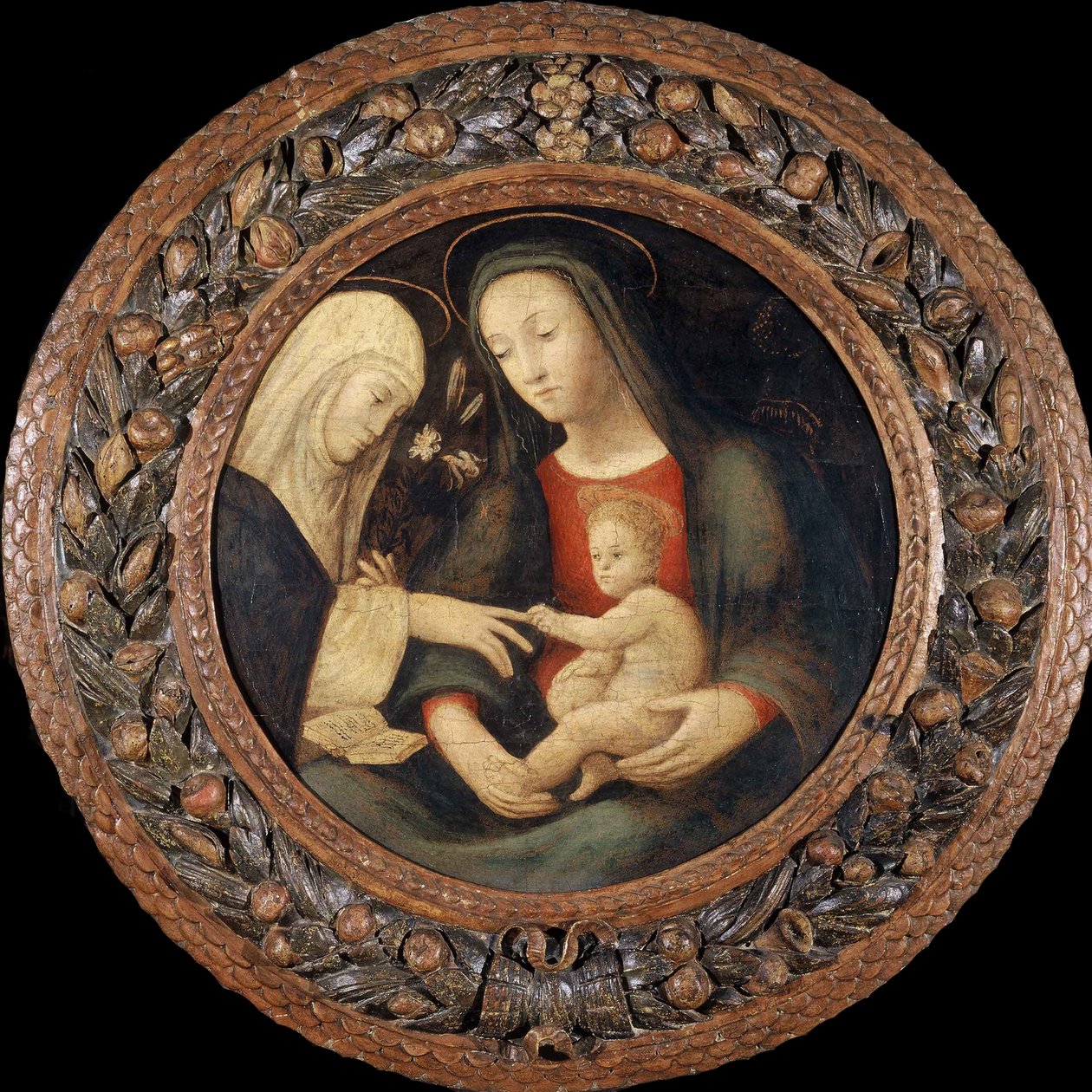Il matrimonio mistico di Santa Caterina, prima metà del XVI secolo da Unbekannt