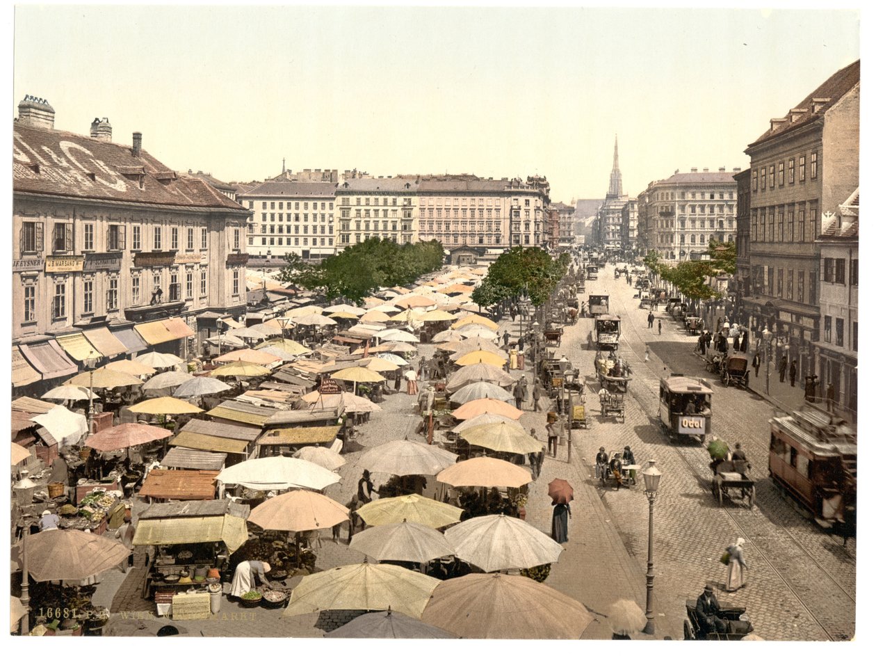 Il Naschmarkt, Vienna da Unbekannt