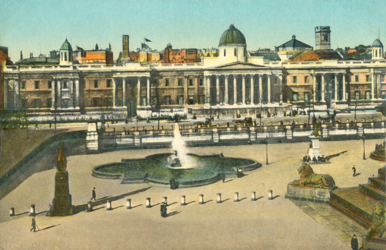 La National Gallery e Trafalgar Square, Londra da Unbekannt