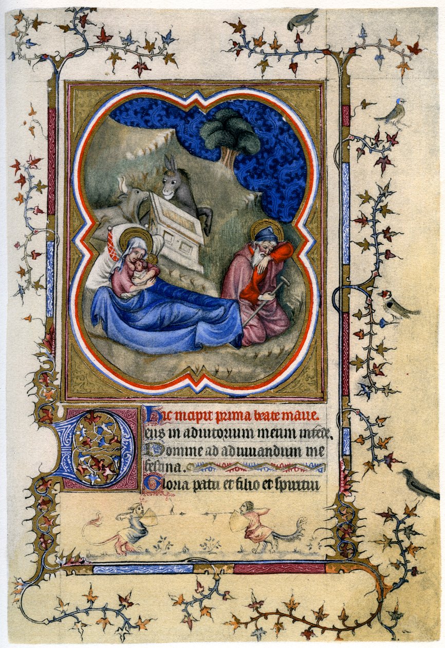 La Natività, da un Libro d
