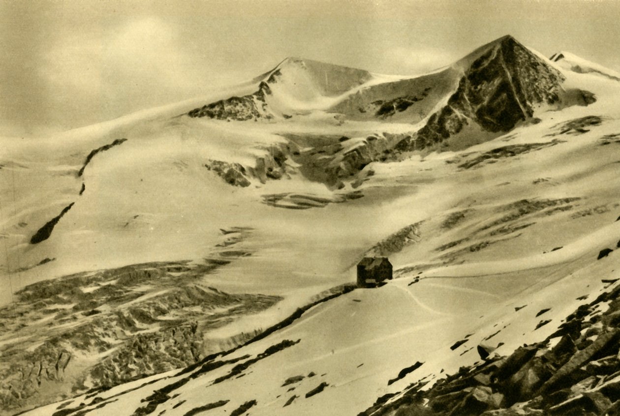 La Neue Prager Hütte, monte Großvenediger, Tirolo, Austria da Unbekannt