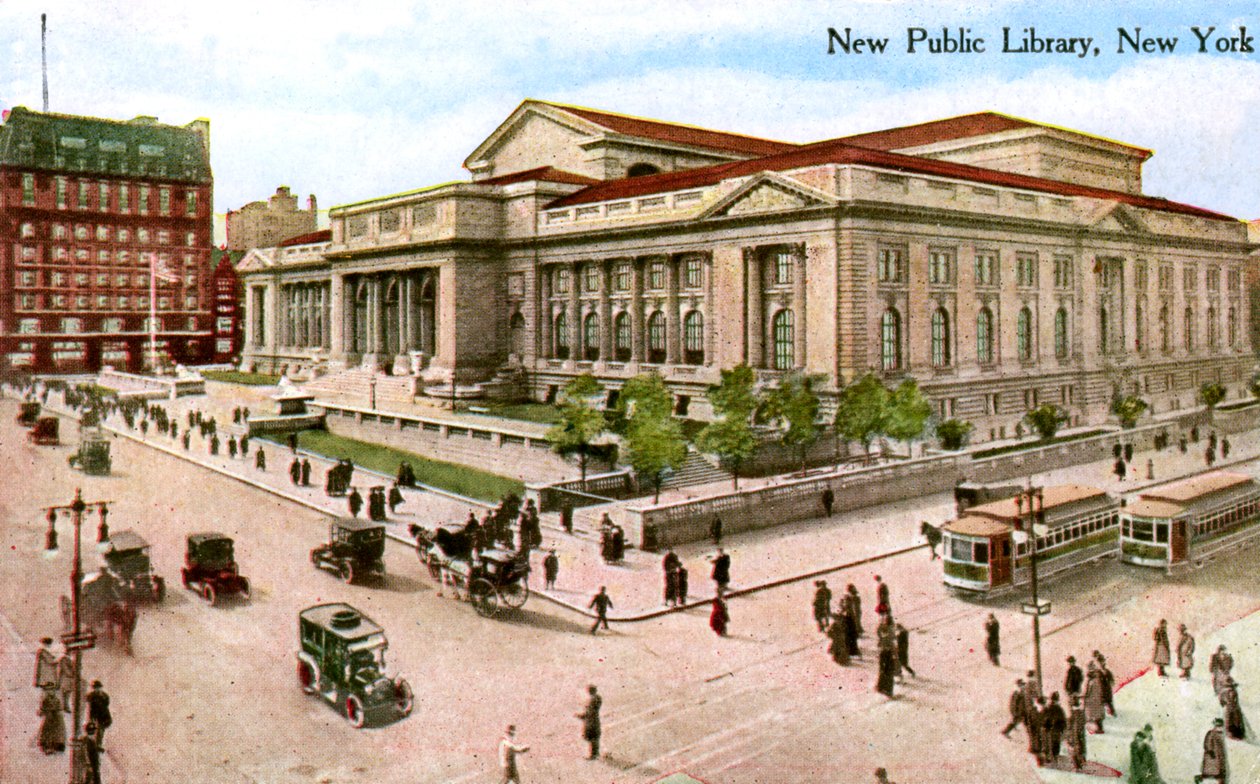 La nuova biblioteca pubblica, New York, USA da Unbekannt