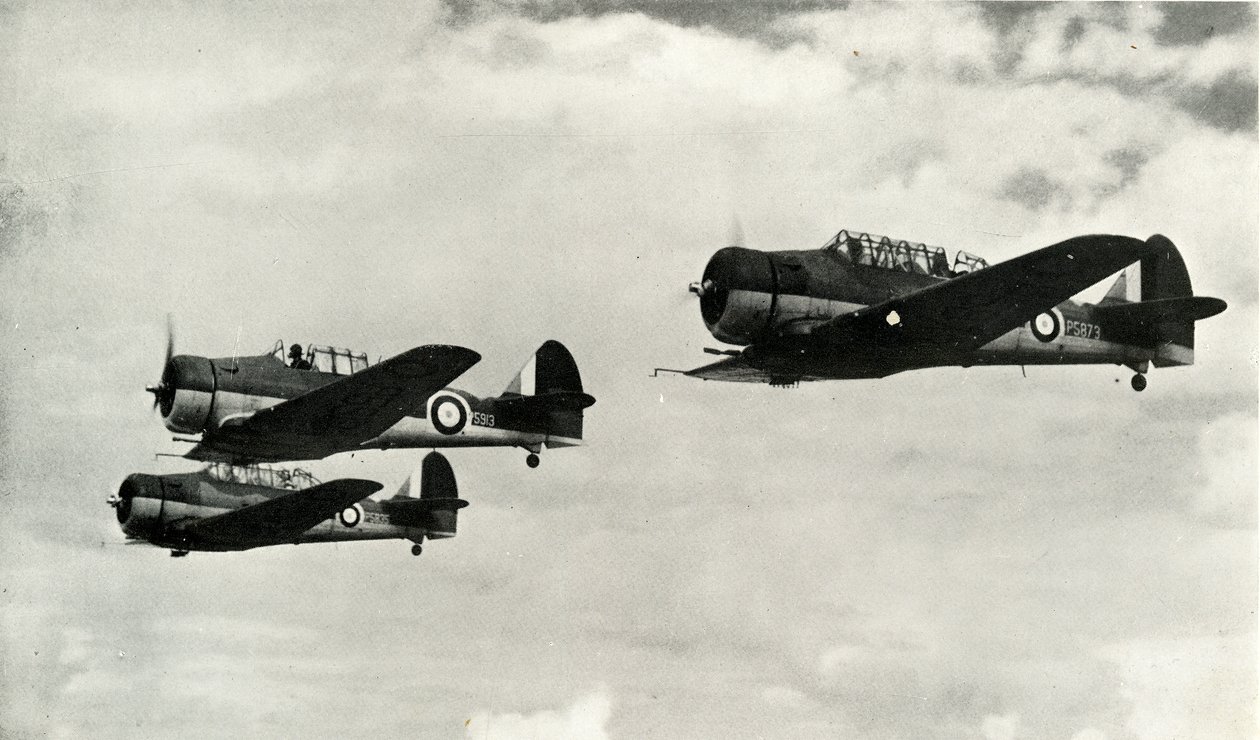 Il North American Harvard, 1941 da Unbekannt