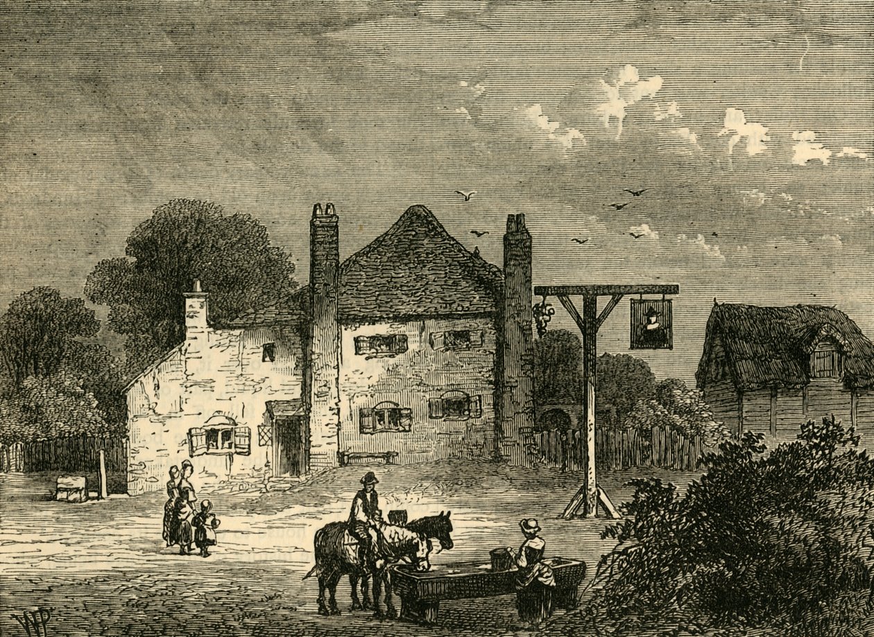 La Vecchia Madre Red Cap, nel 1746, c1876 da Unbekannt