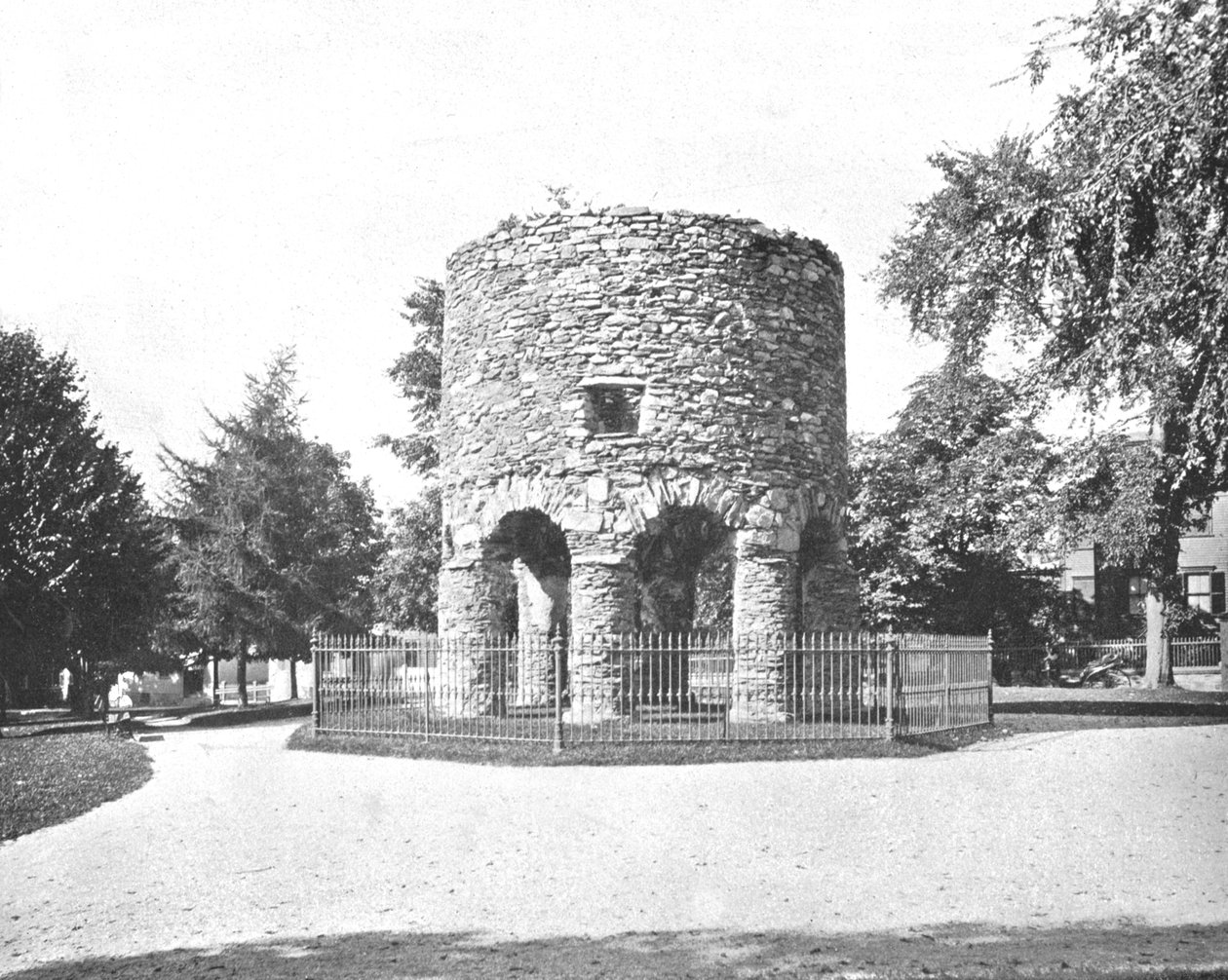 La vecchia torre norvegese, Newport, Rhode Island, USA, c1900 da Unbekannt