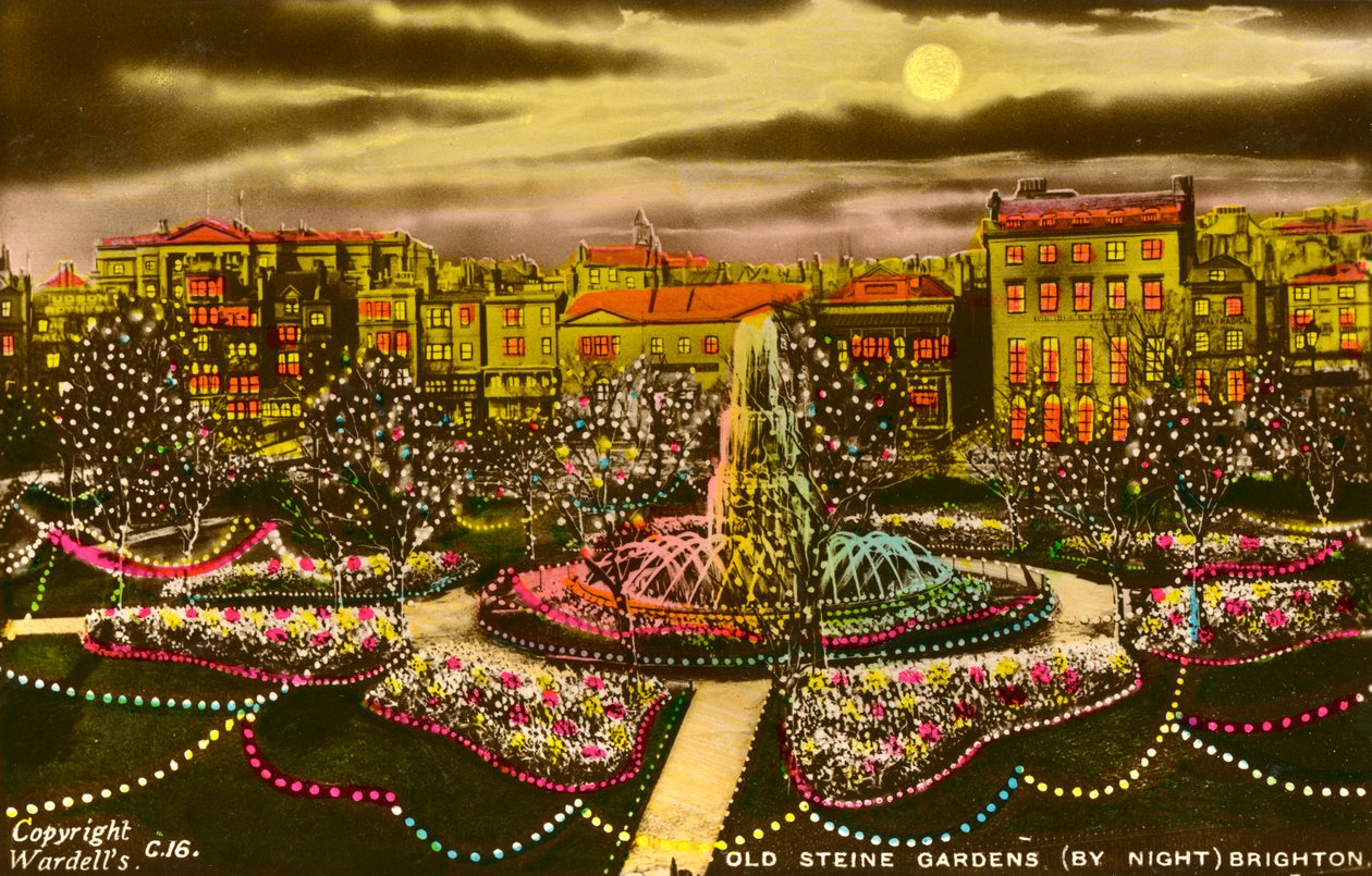 I giardini di Old Steine, Brighton, Sussex, c1940 da Unbekannt