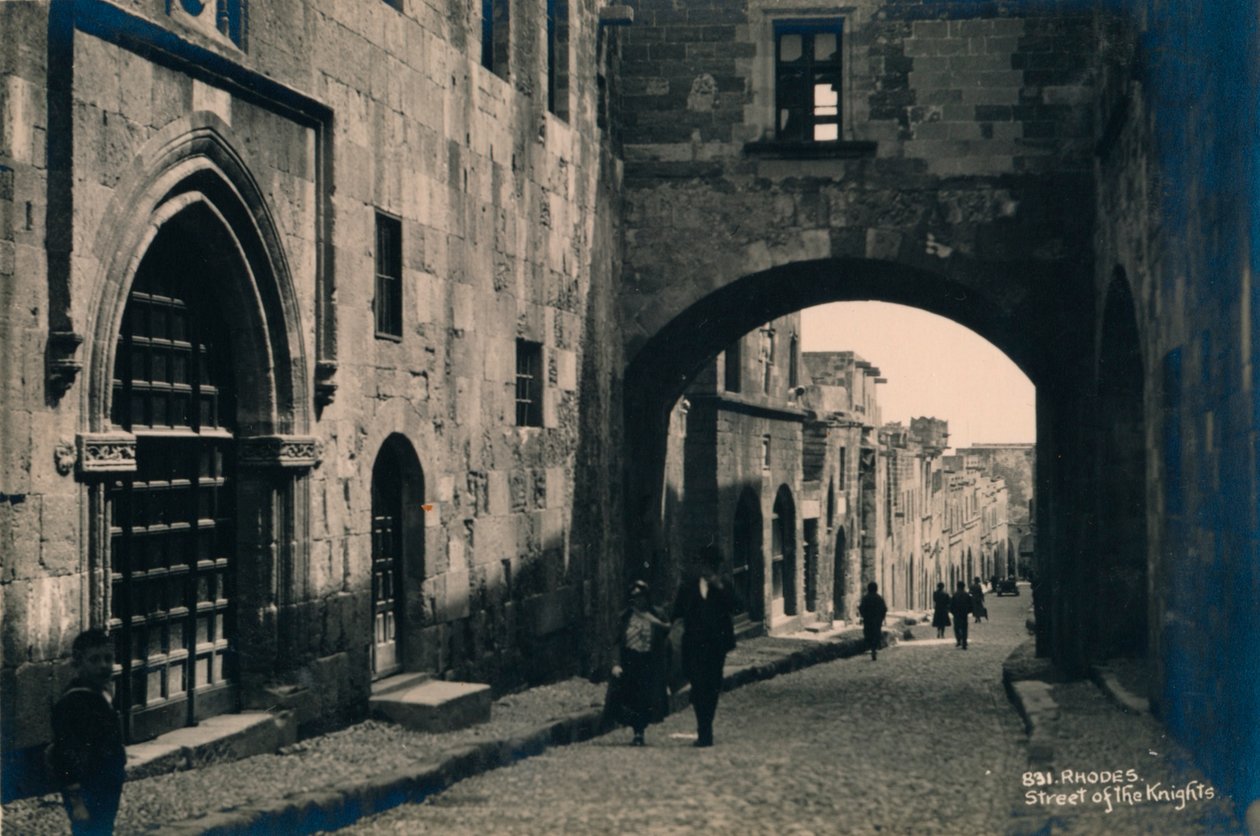 La città vecchia di Rodi, Grecia da Unbekannt