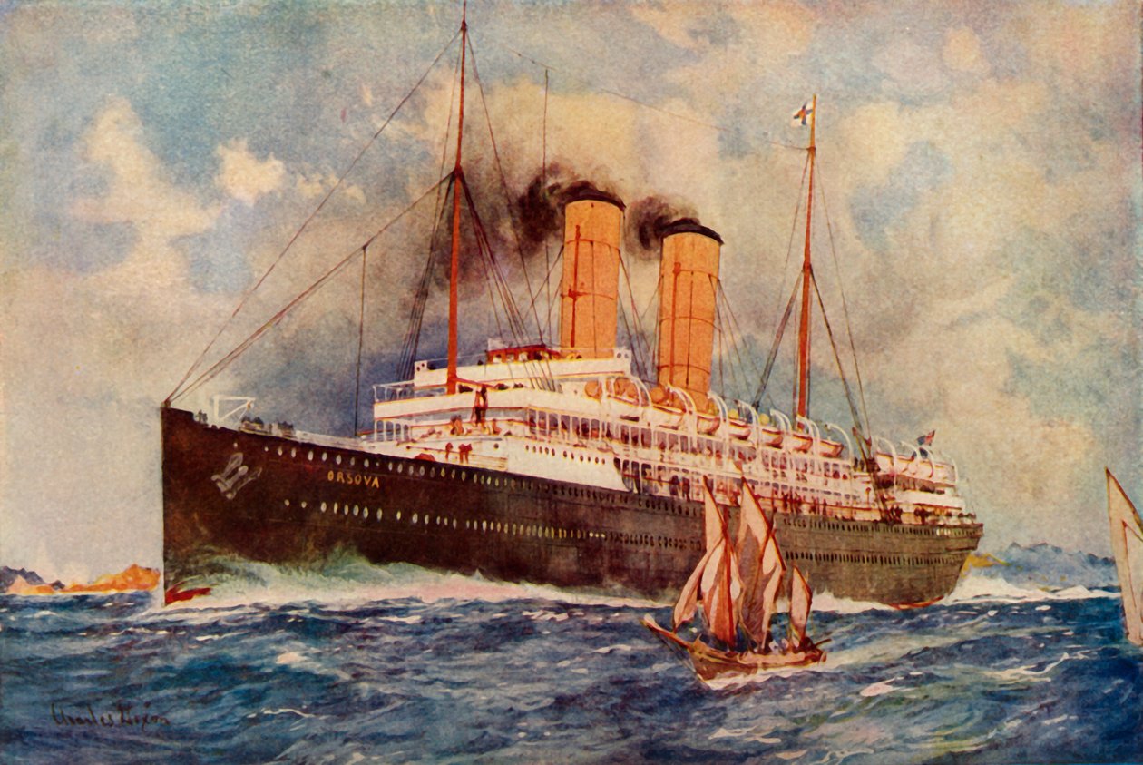 La Orsova Orient Line, c1930 da Unbekannt