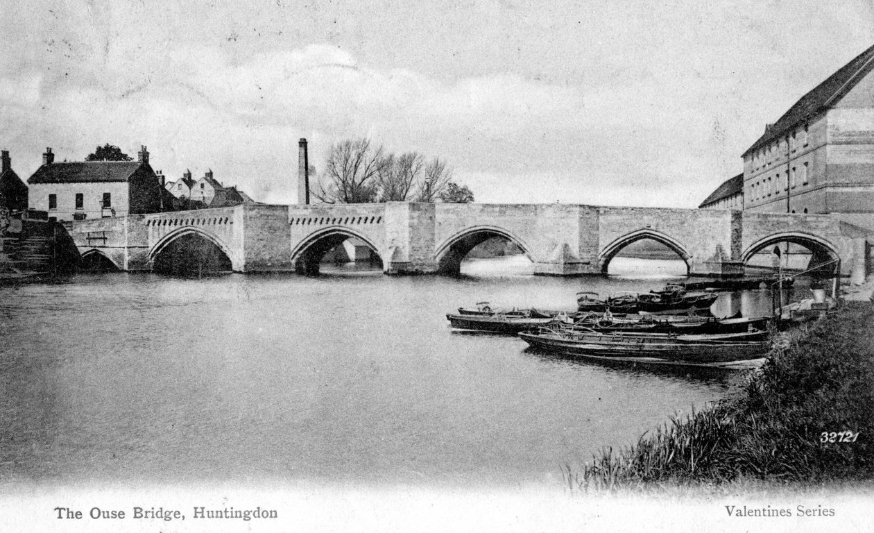 Il ponte Ouse, Huntingdon, Cambridgeshire, 1905 da Unbekannt