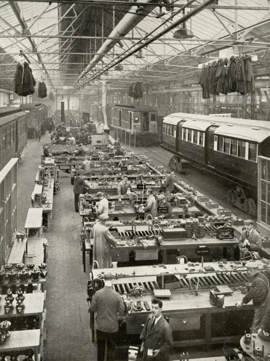 La revisione del materiale rotabile sotterraneo di proprietà del London Passenger Transport, 1935-36 da Unbekannt
