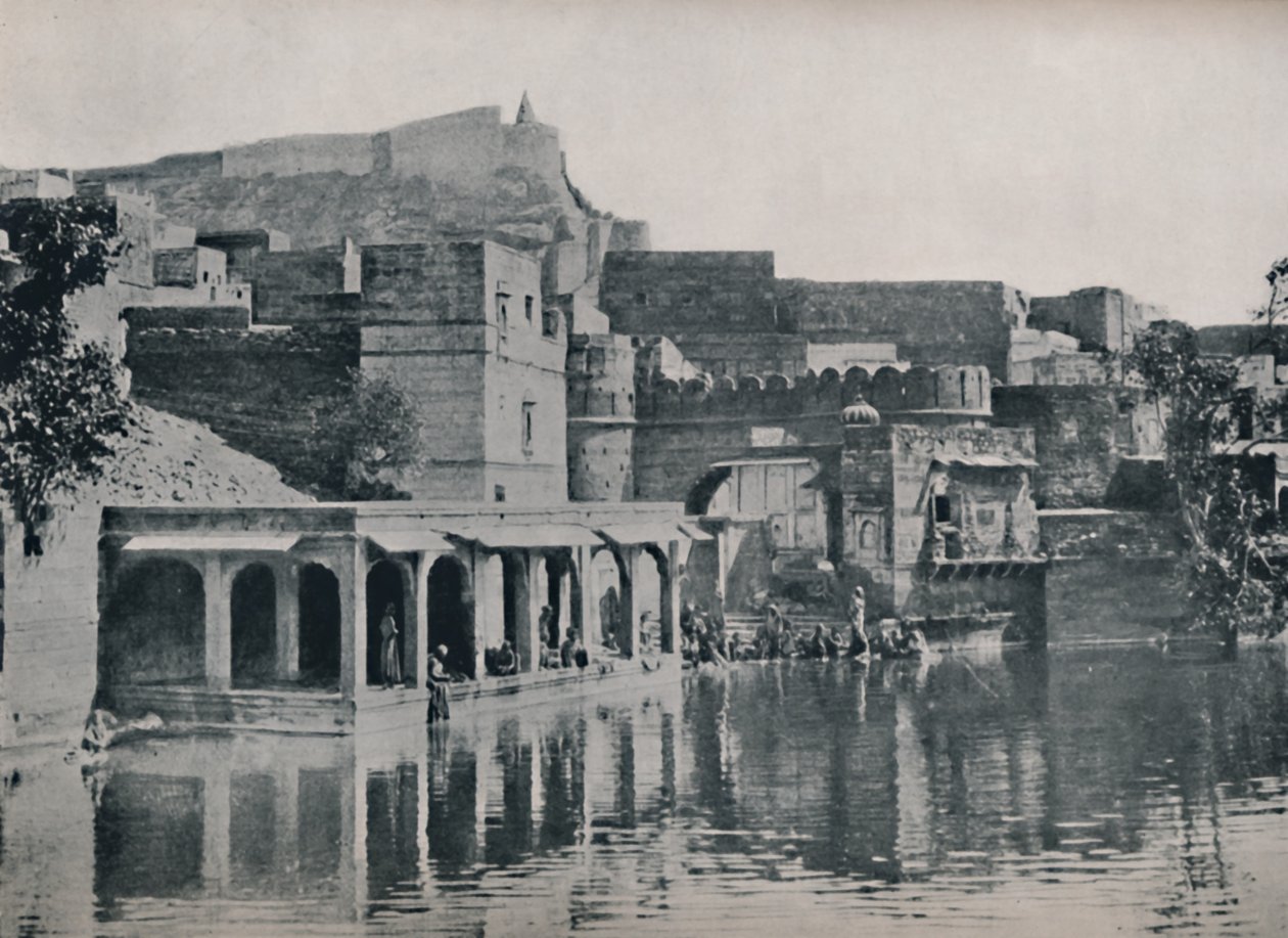 Il serbatoio Padam Sagar a Jodhpur, 1936 da Unbekannt