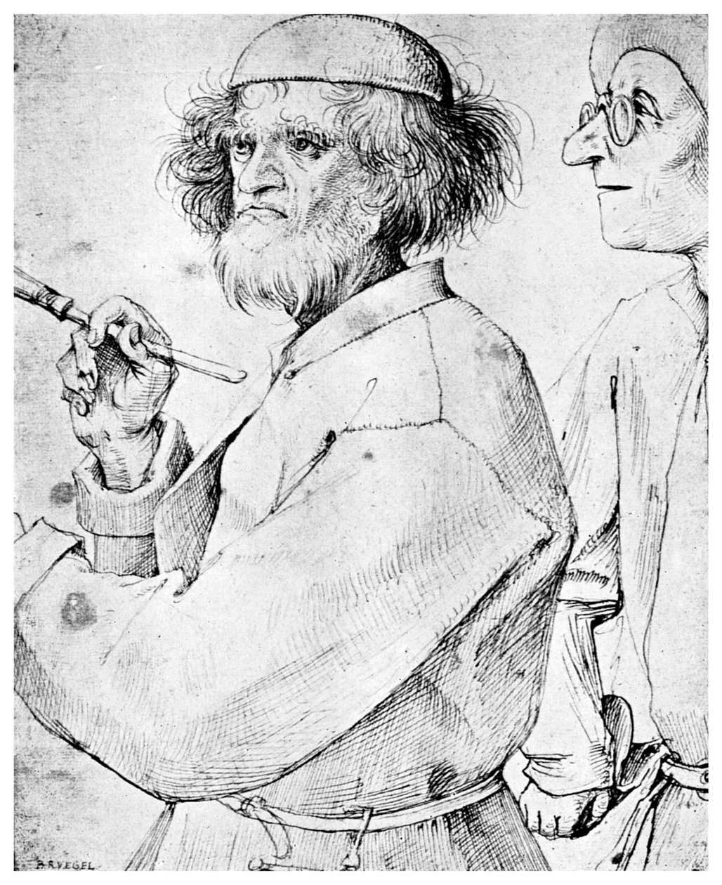 Il pittore e il conoscitore, c1565 1956 da Unbekannt