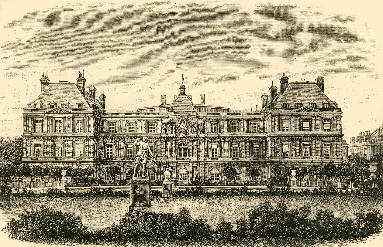 Il Palais De Luxembourg, Parigi da Unbekannt