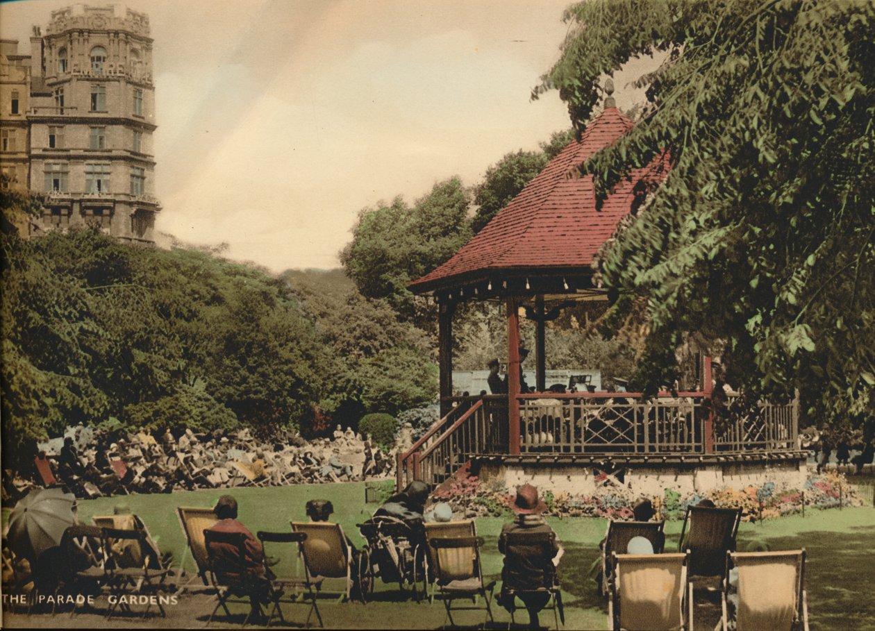 The Parade Gardens, Bath, Somerset, c1925 da Unbekannt