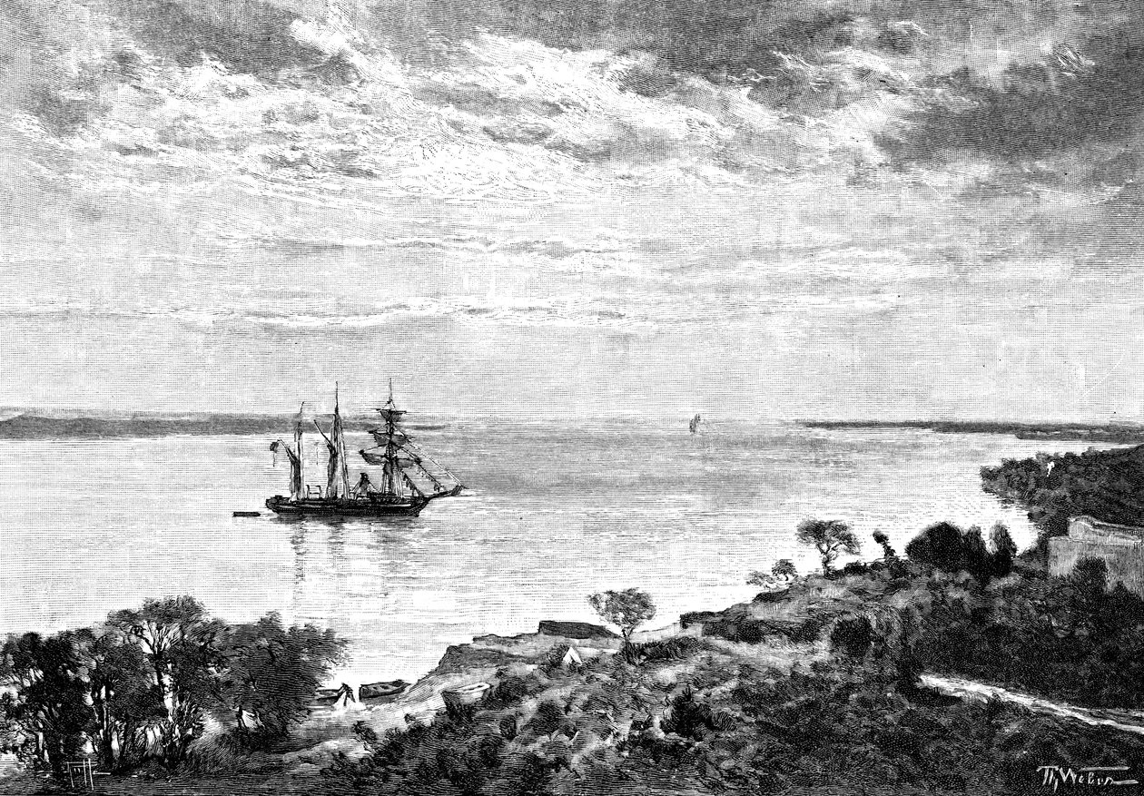 Il fiume Paraná, Sud America, 1895 da Unbekannt
