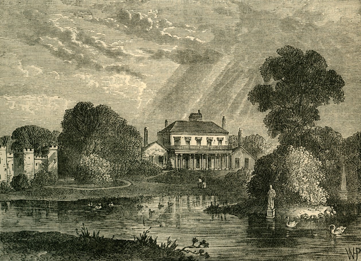Il Padiglione, Hans Place, nel 1800, c1876 da Unbekannt