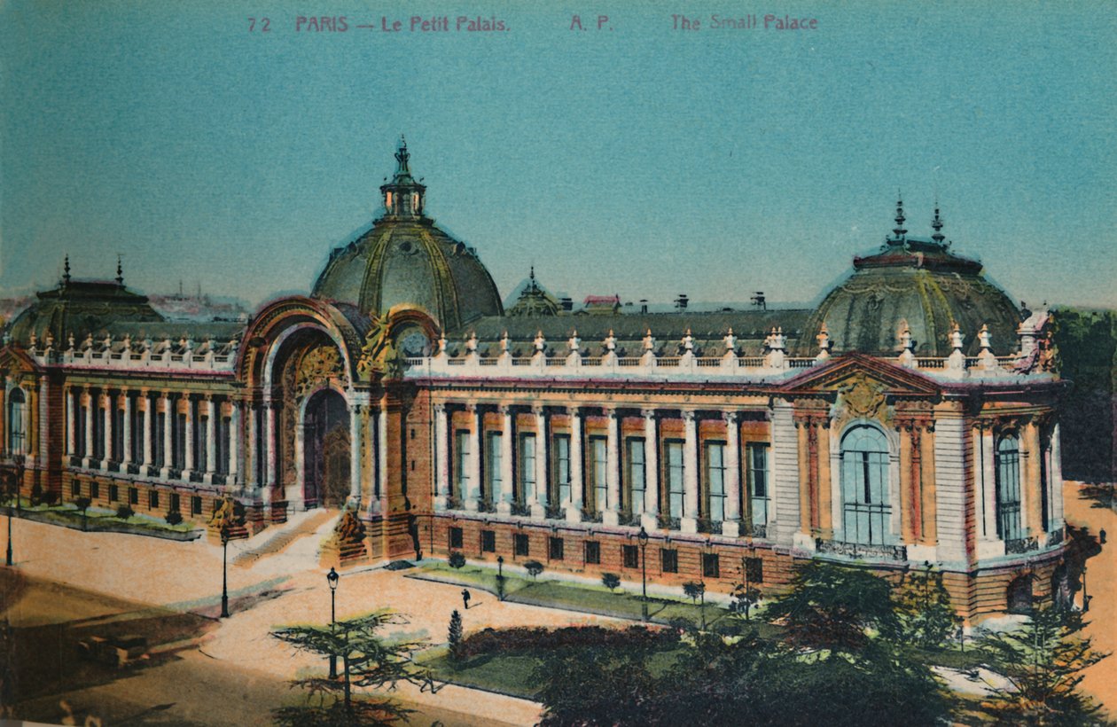 Il Petit Palais, Parigi, c1920 da Unbekannt