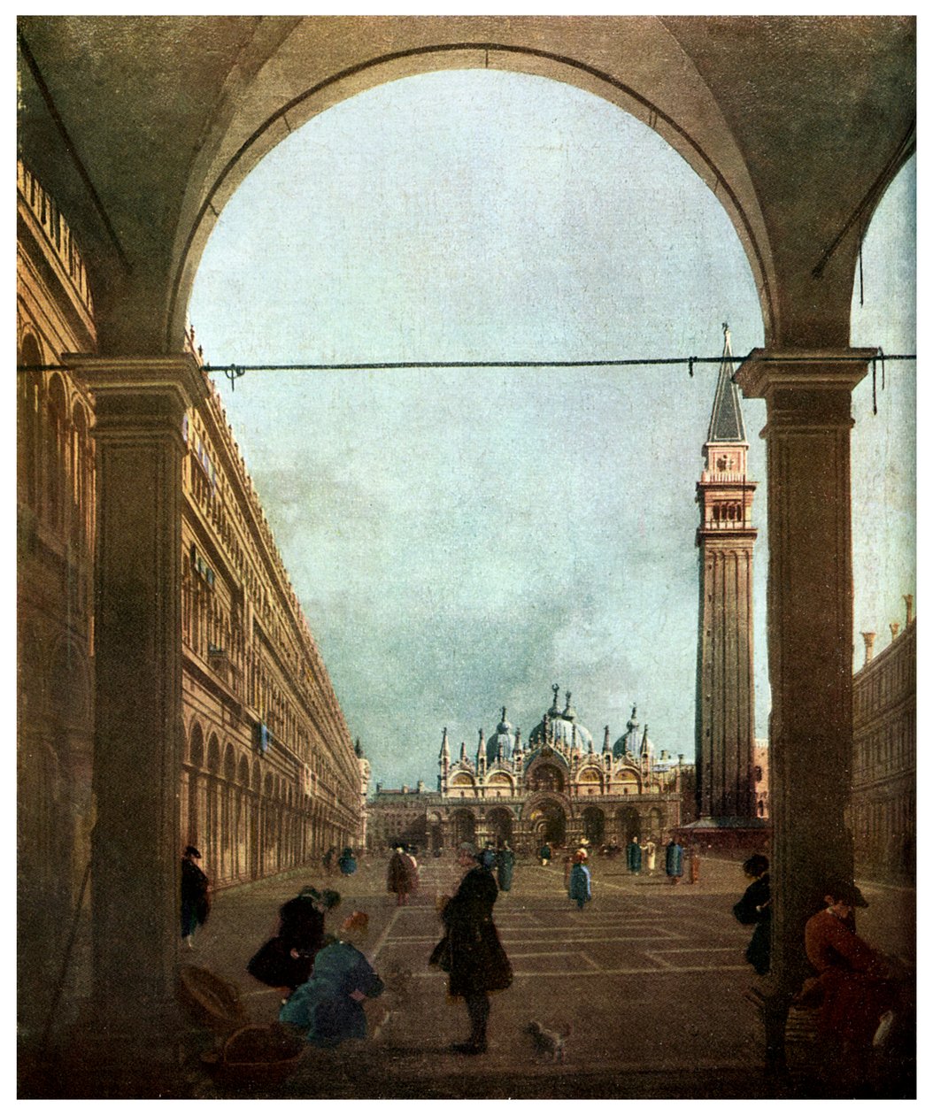 La Piazza, Venezia, c1756 da Unbekannt