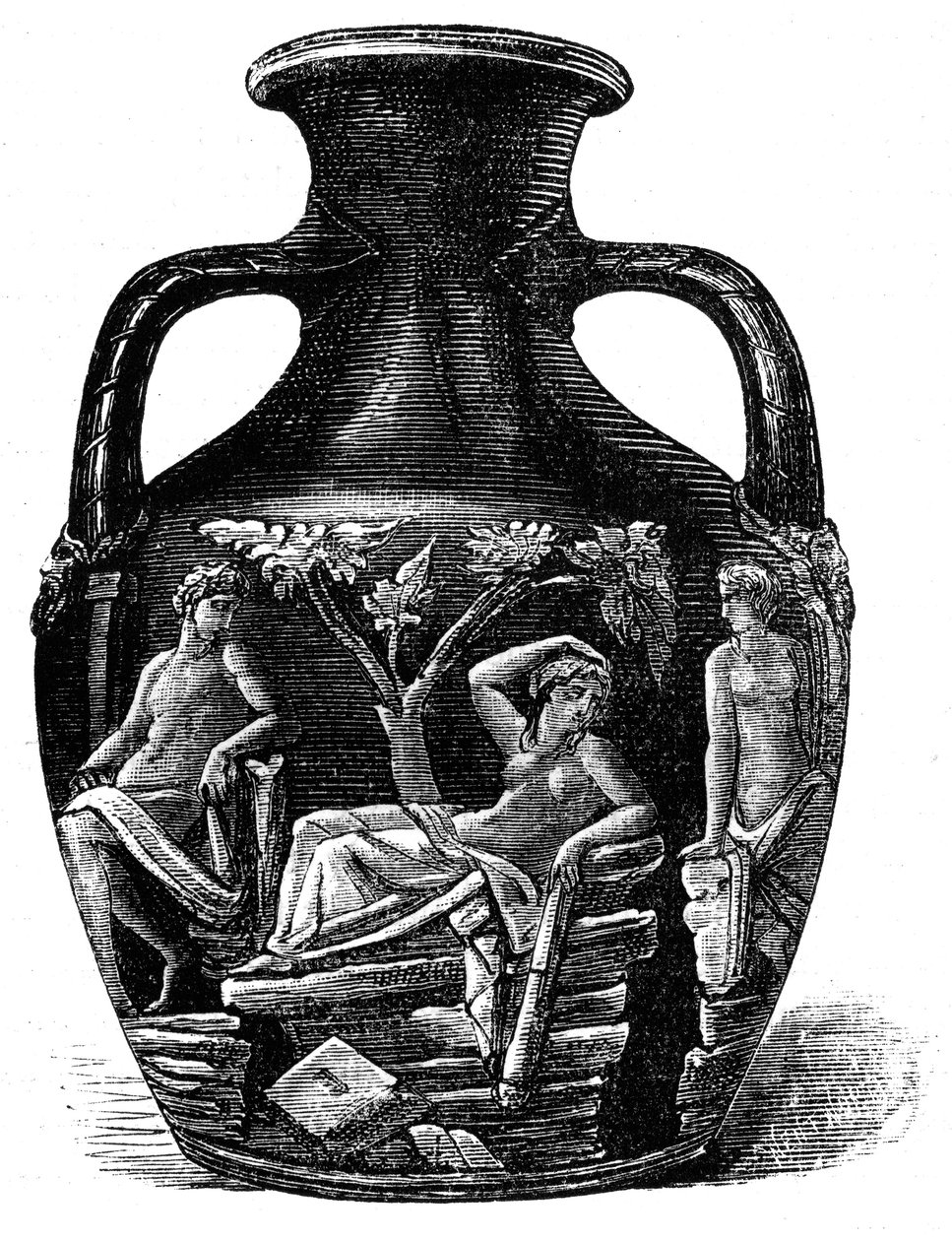 Il vaso di Portland, 1891 da Unbekannt