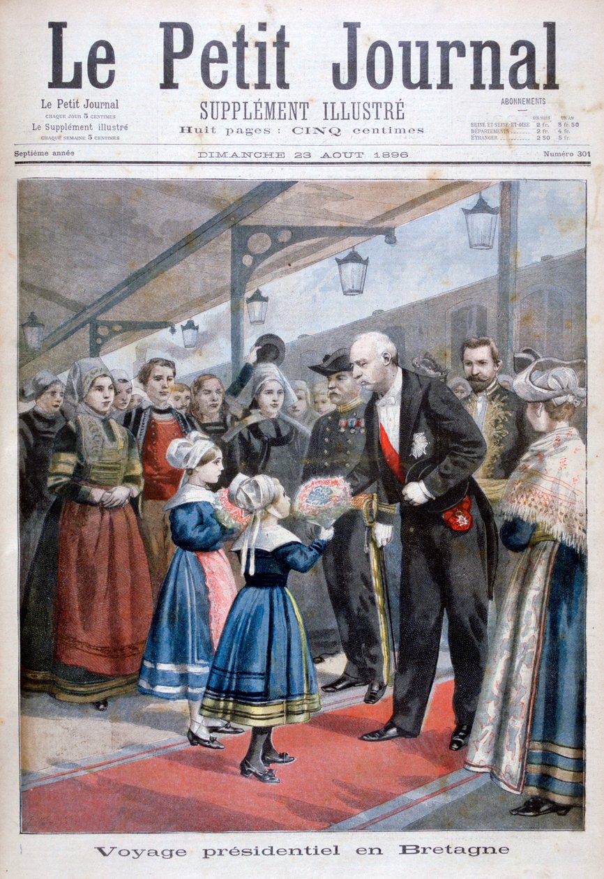 Il Presidente della Repubblica Francese in visita in Bretagna, 1896 da Unbekannt