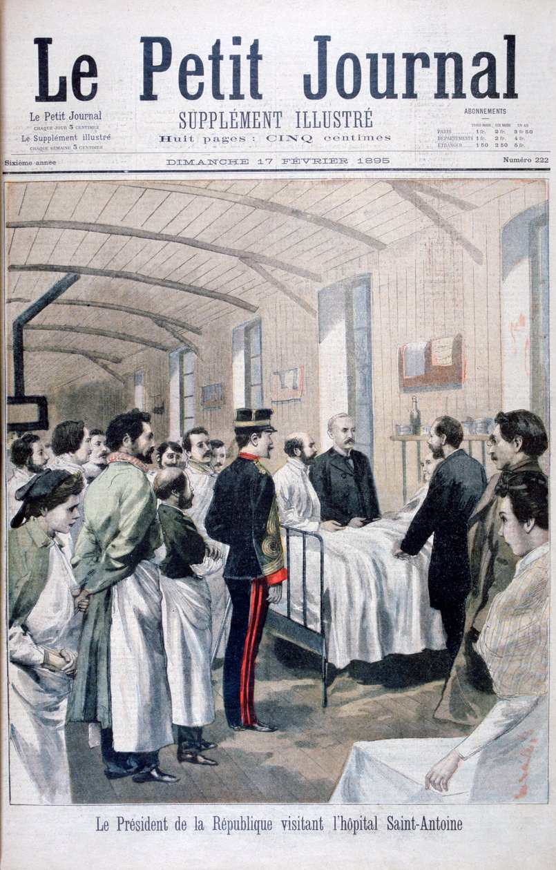 Il Presidente della Repubblica, Felix Faure, in visita all