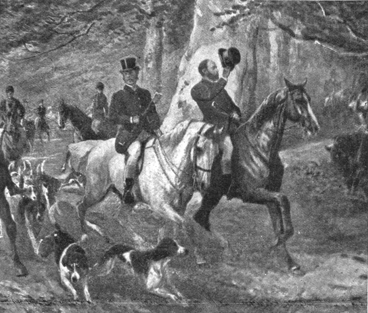 Il Principe di Galles come cacciatore, fine 19° secolo, 1901 da Unbekannt