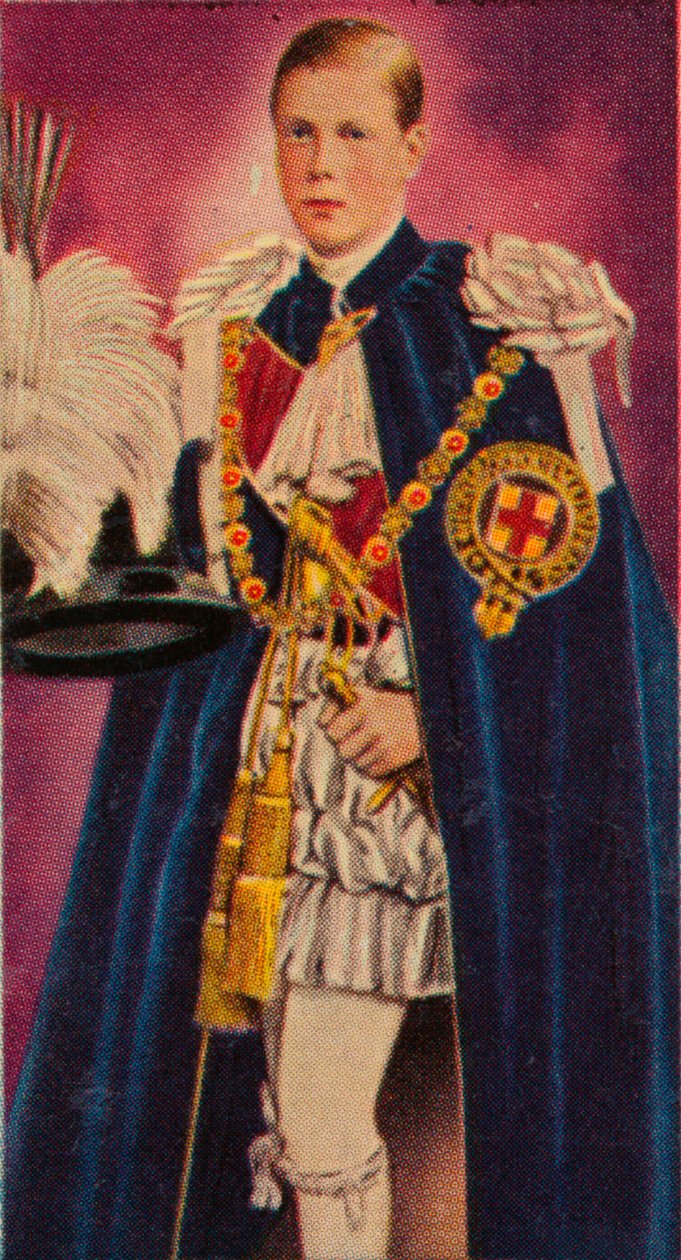 Il Principe di Galles alla sua investitura come Cavaliere della Giarrettiera, 1911 1935 da Unbekannt