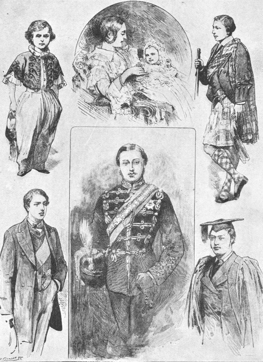 Il Principe di Galles nei suoi Primi Giorni, 1901 da Unbekannt
