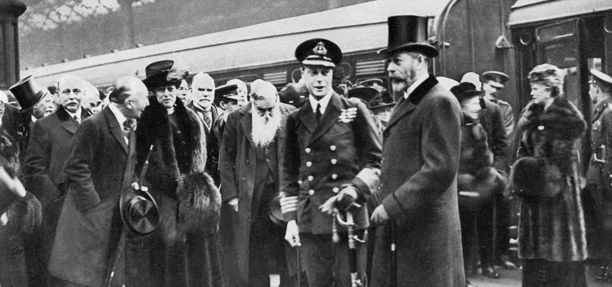 Il Principe di Galles in viaggio verso l