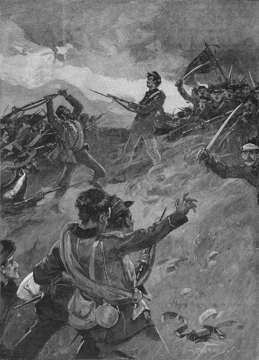 Il premio fu conteso accanitamente acciaio contro acciaio, 1896, 1902 da Unbekannt