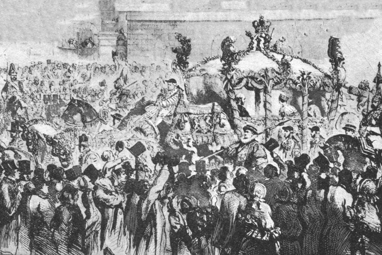 La processione a Westminster, 31 gennaio 1856, 1901 da Unbekannt