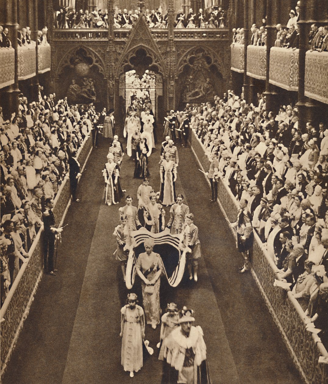La processione della Regina Madre, 12 maggio 1937 da Unbekannt