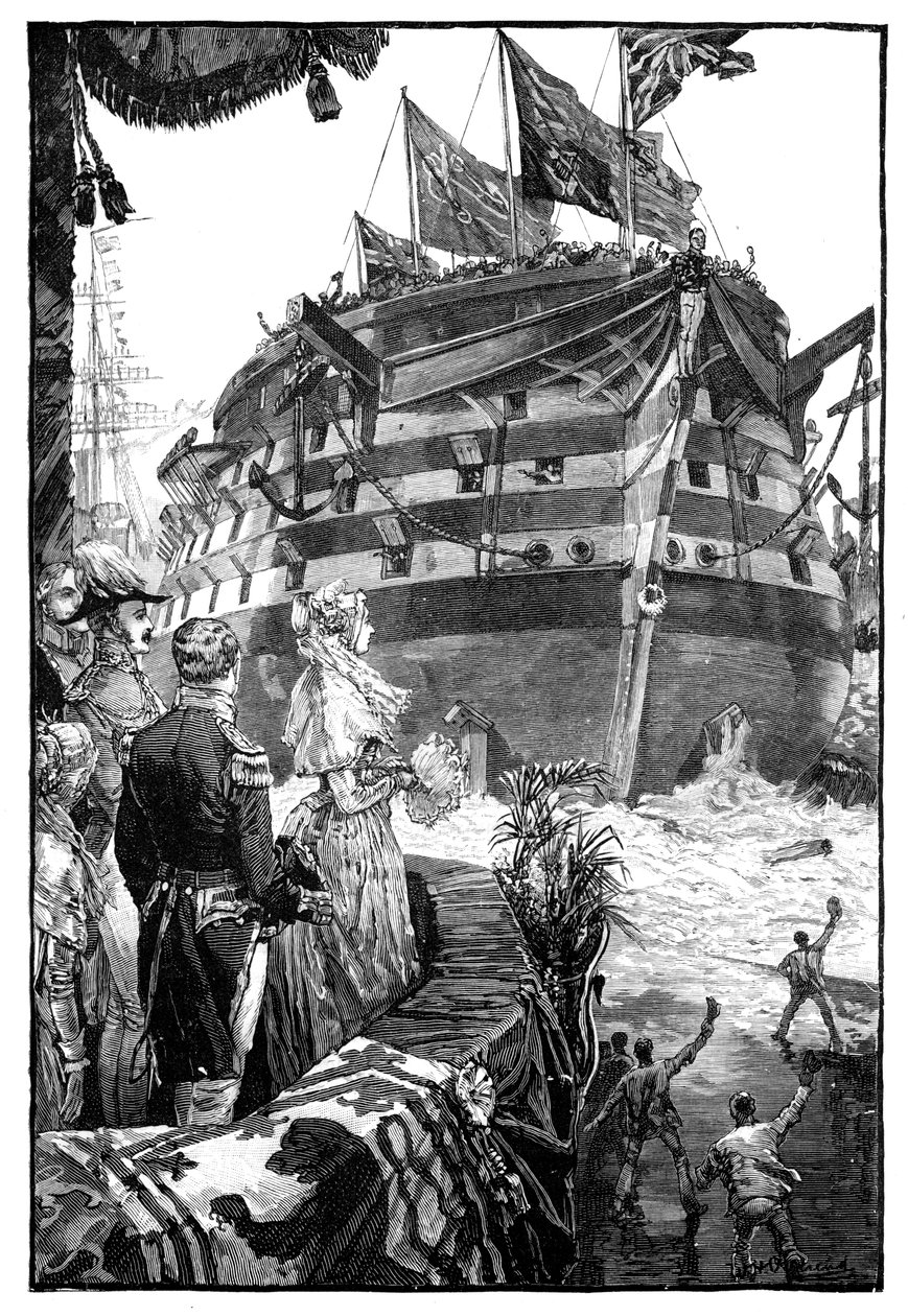 La Regina al varo del Trafalgar, 1841, 1900 da Unbekannt