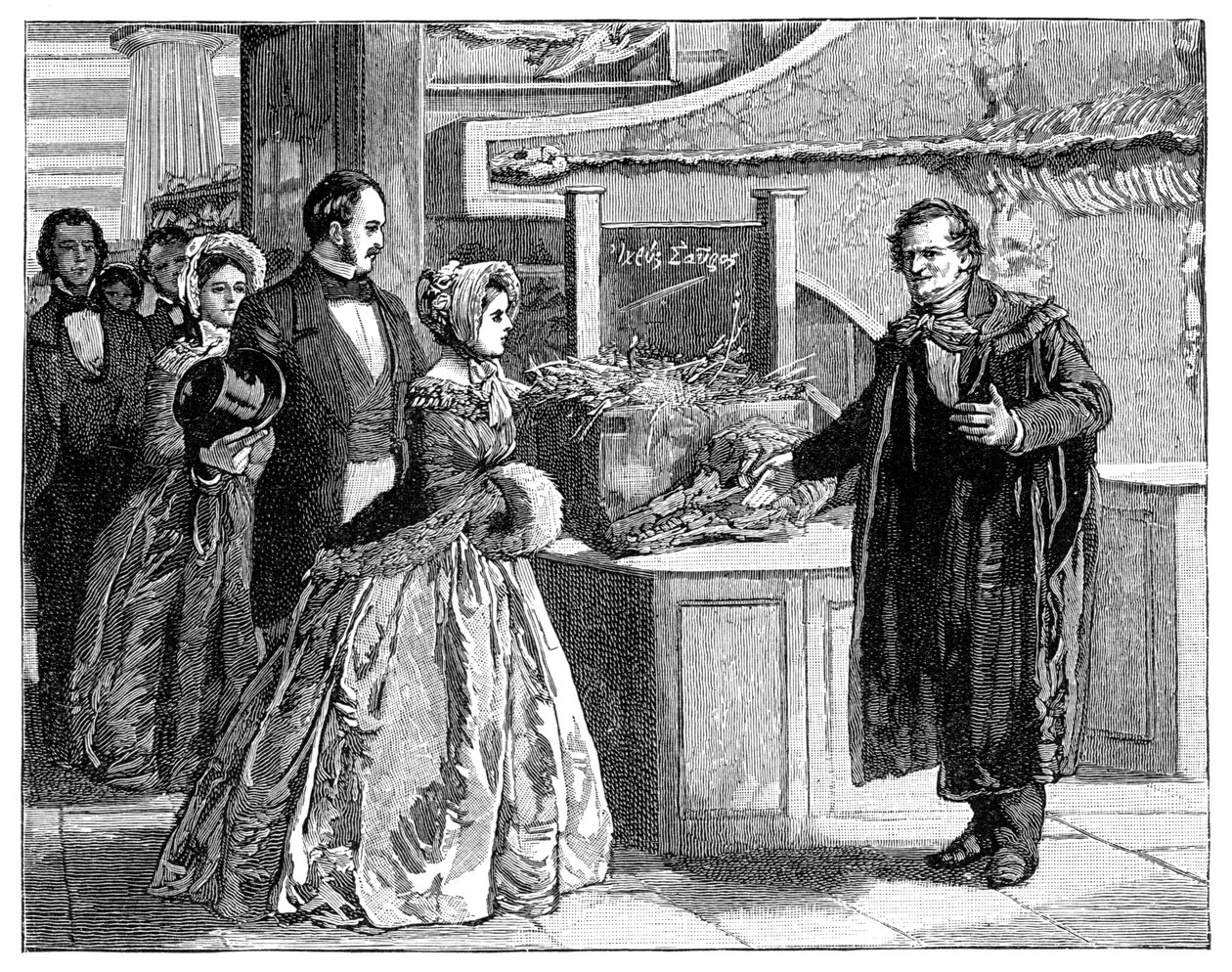 La regina nel Museo Woodwardiano, c1850s, 1900 da Unbekannt