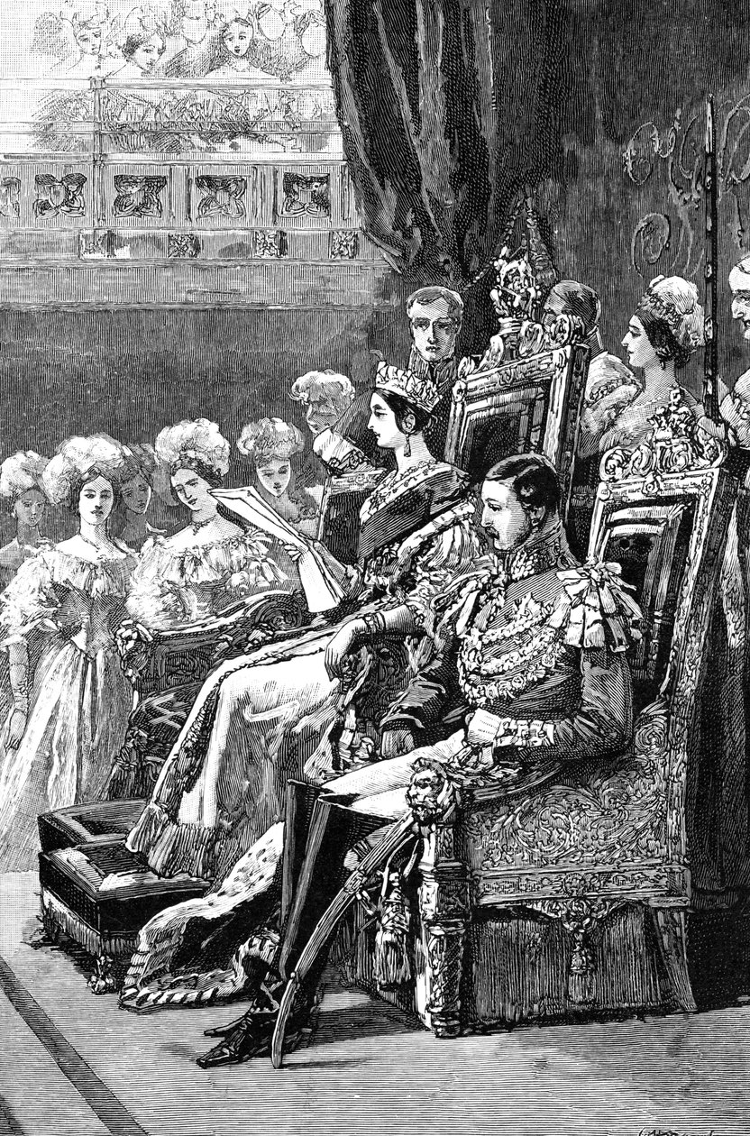 La Regina apre il Parlamento, 1846 da Unbekannt