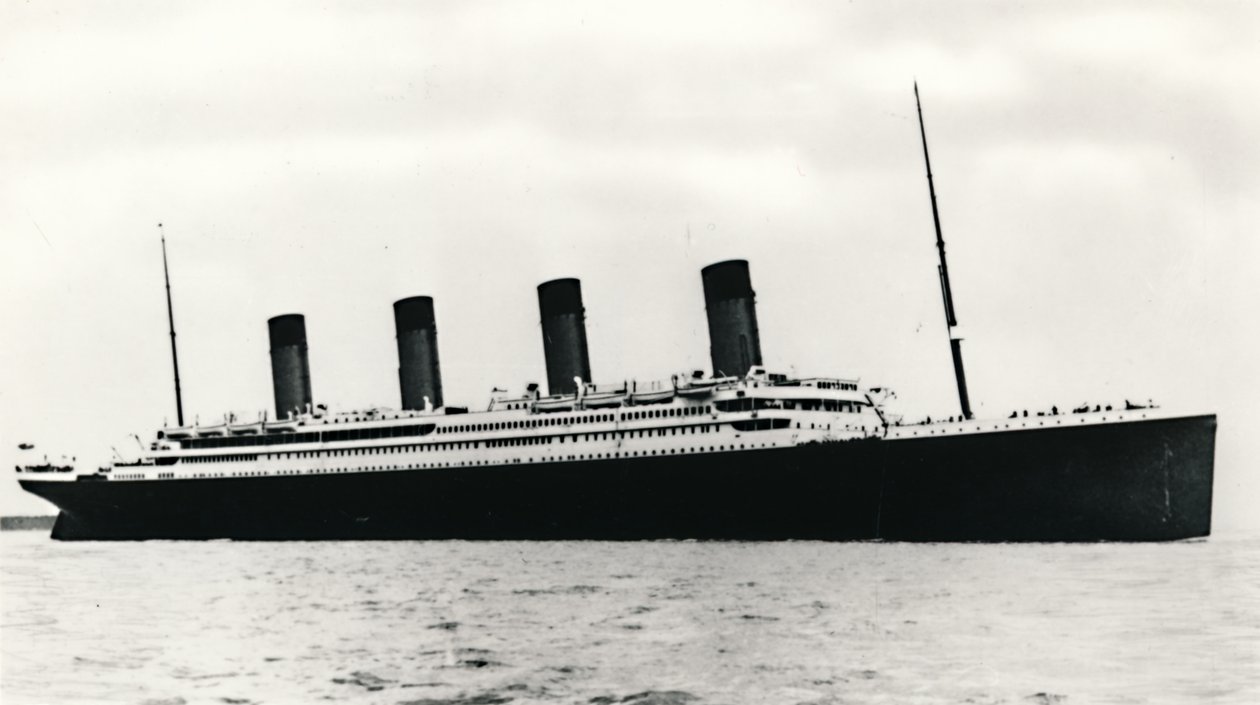 Il RMS Titanic lascia Southampton, 10 aprile 1912 da Unbekannt