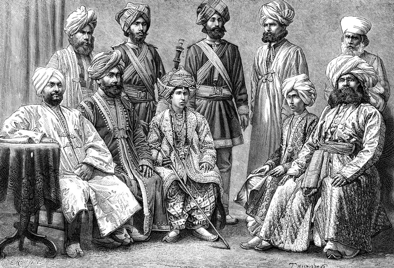 Il Raja di Bahawalpur e la sua Corte, 1895 da Unbekannt