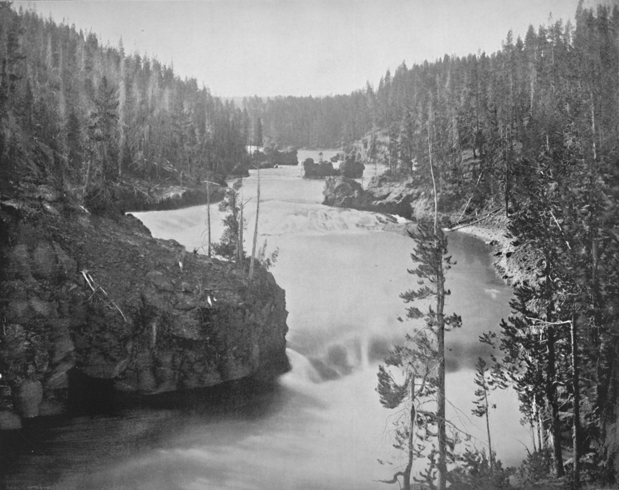 Le rapide dello Yellowstone, XIX secolo da Unbekannt